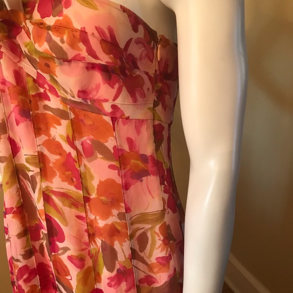 ANNE KLEIN Pink Floral Maxi Dress - Picture 7 of 8